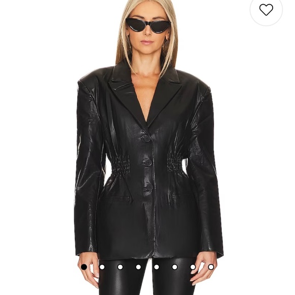 Steve Madden Jackets & Blazers - Steve Madden Revolve Hourglass Faux Leather Blazer NWOT